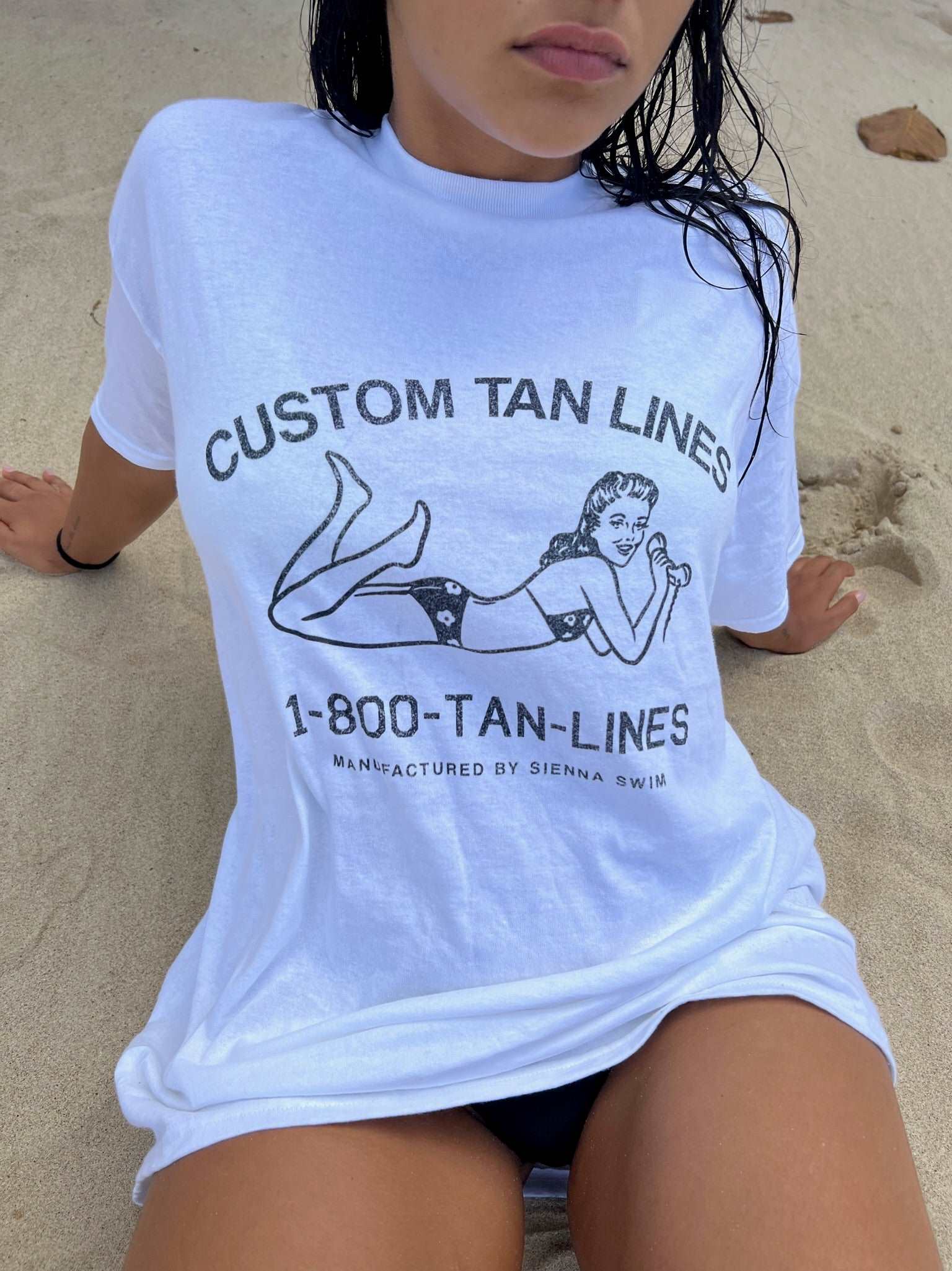 Outerwear: "Custom Tan Lines" oversized t-shirt - Image 6