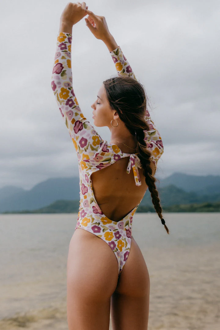 Malibu Surf Suit - Muted Flora - Image 4