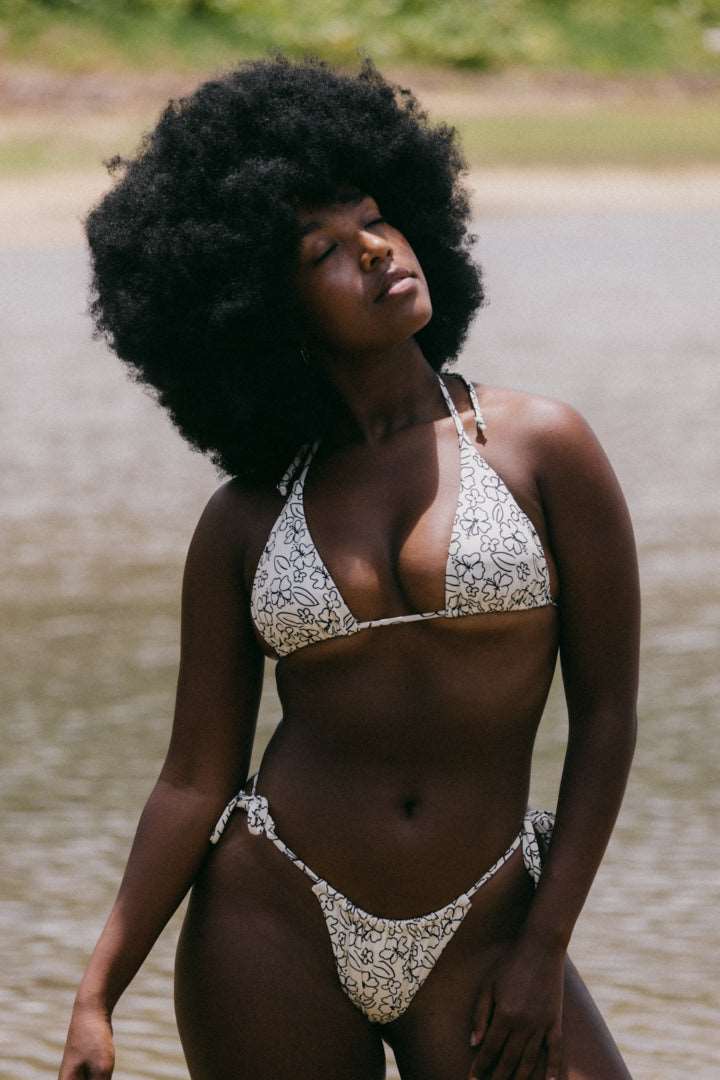 Nalo Top - Hawaiian Cream with Black - Image 4